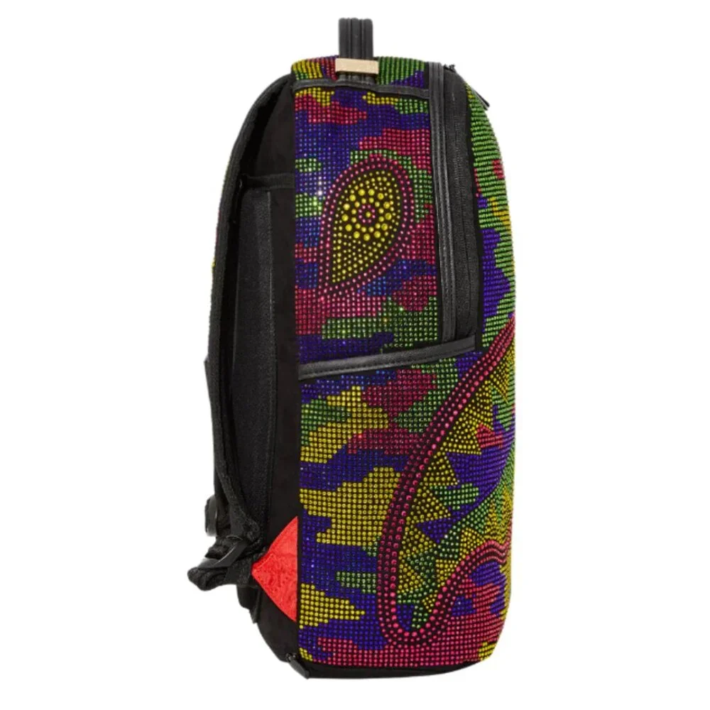 Sprayground “Trinity Inverted Reality” Backpack – 18″  Multicolor Crystals – NWT - Picture 4 of 9
